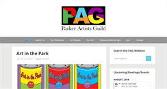 Desktop Screenshot of parkerartistsguild.com